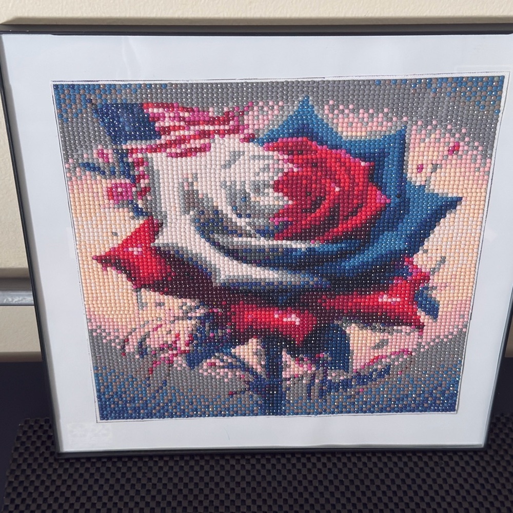 Hand crafted completed Diamond Art painting